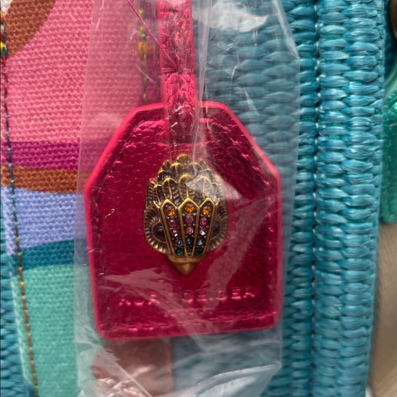 Kurt Geiger London small Southbank Shopper Bag in aqua blue NWT - Picture 4 of 12